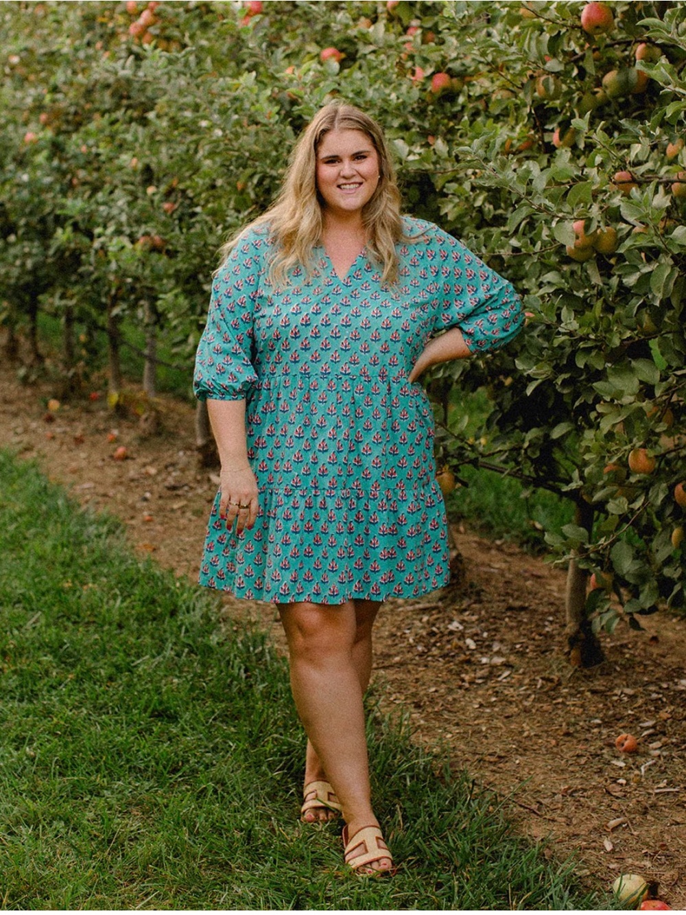 Carla Kiley- The Elizabeth Dress in Autumn Breeze